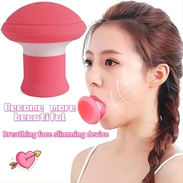 Jawline Exerciser | Face Exerciser, Facial Yoga for Skin Tighten Firm, Double Chin Breathing Exercise Device Jaw Face Slimmer