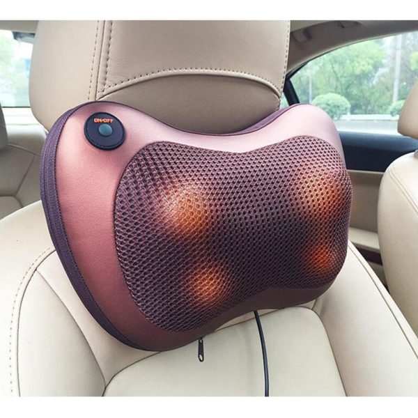 Massager Neck Car Home Cervical Massage Neck Back Waist Body Electric Multifunctional Massage Pillow Arm Foot Infrared Heated