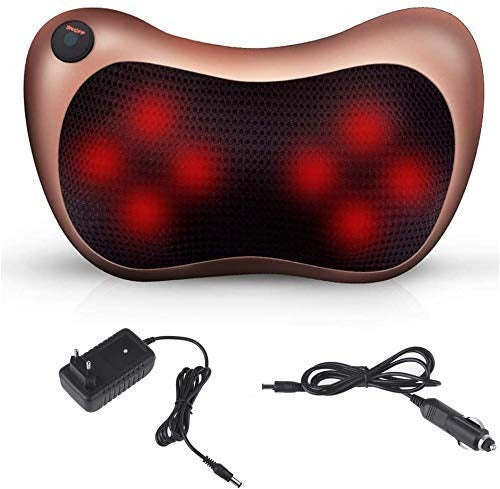 Massager Neck Car Home Cervical Massage Neck Back Waist Body Electric Multifunctional Massage Pillow Arm Foot Infrared Heated